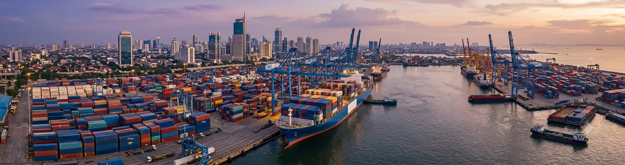 Shipping from China to Indonesia cargo shipping service with container transportation