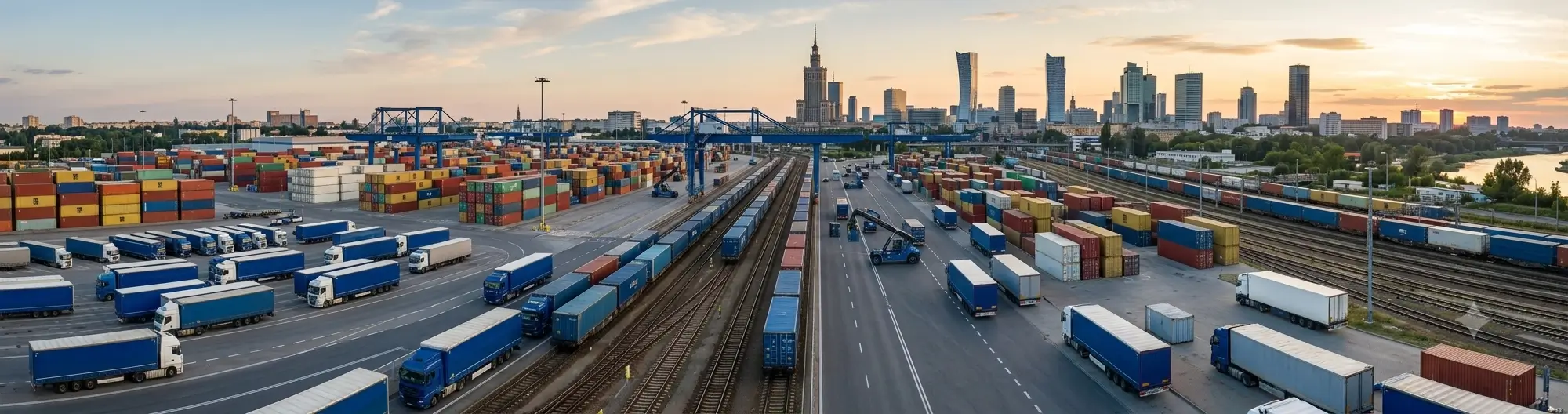 Shipping from China to Poland logistics service with European cargo transportation